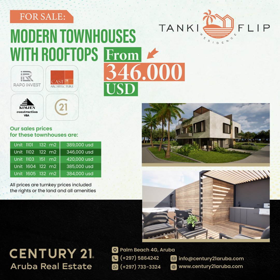 Tanki Flip - Modern Townhouse Unit Price List